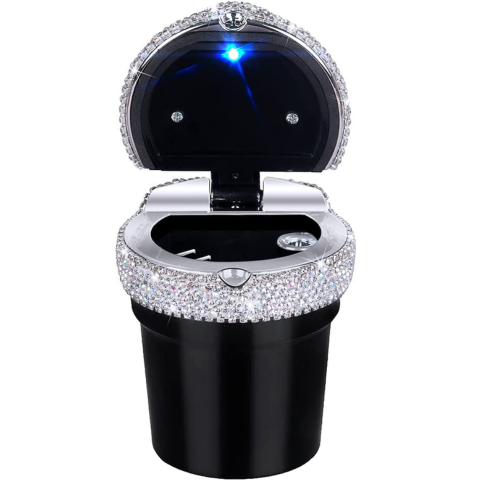 Genialna mini popielniczka samochodowa - elegancki design i zamknięcie chroniące przed dymem tytoniowym