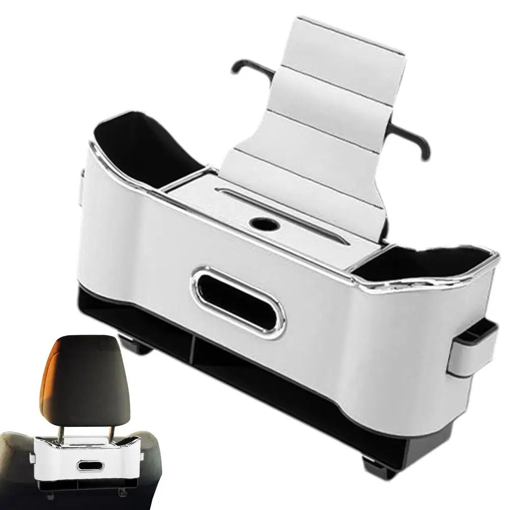 Organisateur De Siège Arrière Avec Crochets Et Boîte De Rangement — Espace Optimisé & Voiture Ordonnée