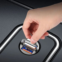 Kompakt Bil Laddare – Dubbel USB Port Och Snabb 