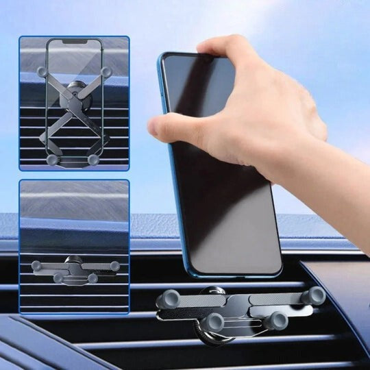 Támogatás Autós Telefon Állvány - 360°-os Forgatás & Automatikus Zár 