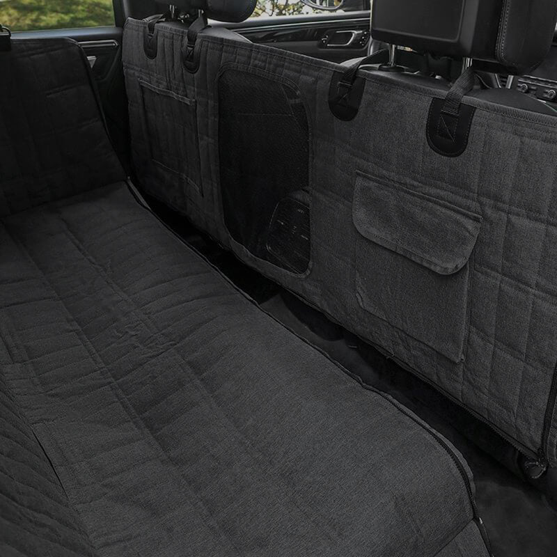 Pokrowiec na fotel samochodowy dla psa - pełna ochrona i łatwa instalacja