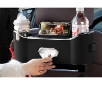 Organisateur De Siège Arrière Avec Crochets Et Boîte De Rangement — Espace Optimisé & Voiture Ordonnée