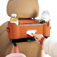 Organisateur De Siège Arrière Avec Crochets Et Boîte De Rangement — Espace Optimisé & Voiture Ordonnée